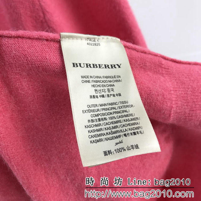 BURBERRY巴寶莉 18SS秋冬新款 手臂Burberry字母logo 簡單百搭款 毛衣 ydi1091